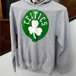 Boston Celtics Grey Hoodie Adult small